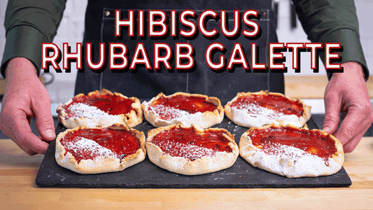 Let's Make: Rhubarb Hibiscus Galette - Rustic Springtime Goodness