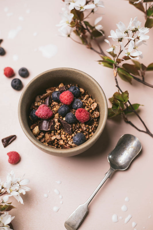 Chocolate, Coffee and Buckwheat Granola