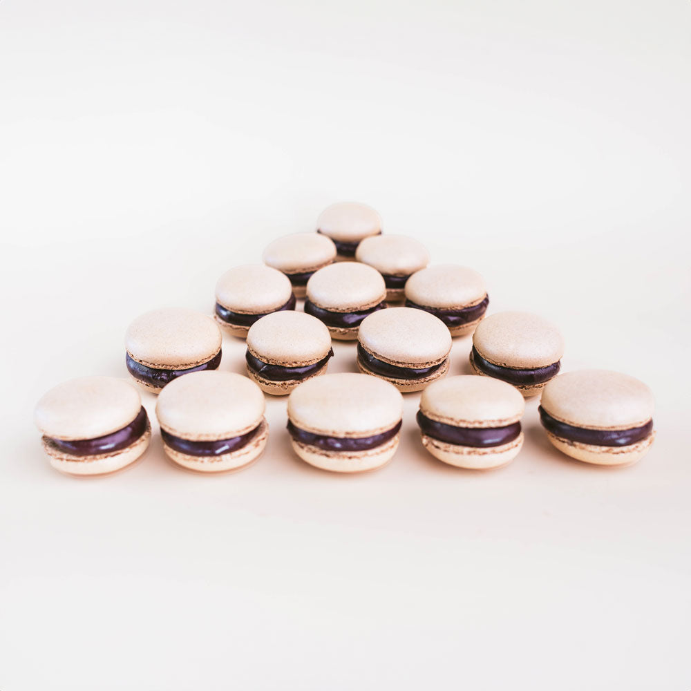 Chocolate Cherry Macarons - Pack of 12