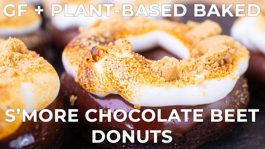 Let's Make: S'more Chocolate Beet Donuts - Baked, Gluten Free, Plant Based, Decadent Nostalgic Goodness!