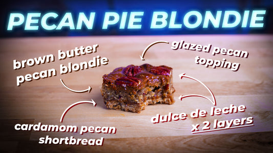 Let's Make: Pecan Pie Blondie Bars - A Delight To Be Alive