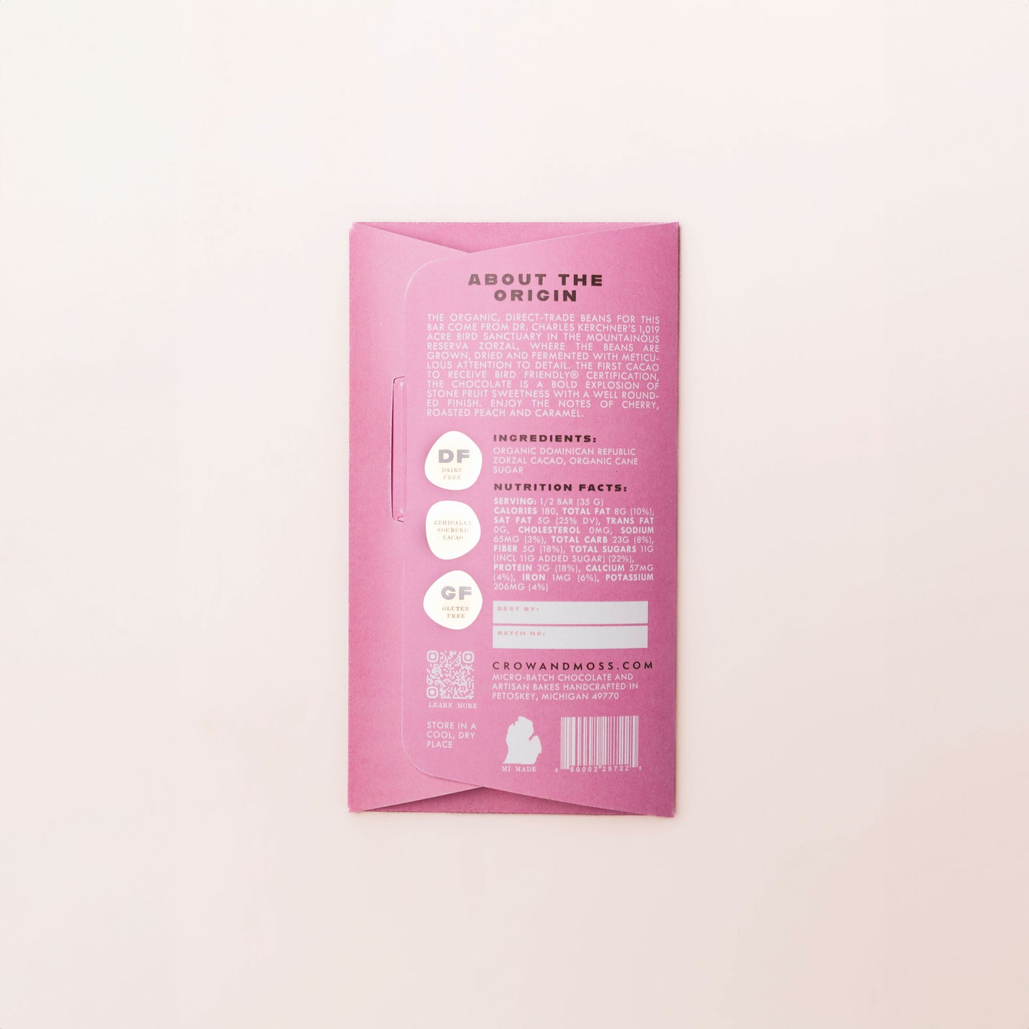 Dominican Republic Zorzal Dark Chocolate Bar 70%