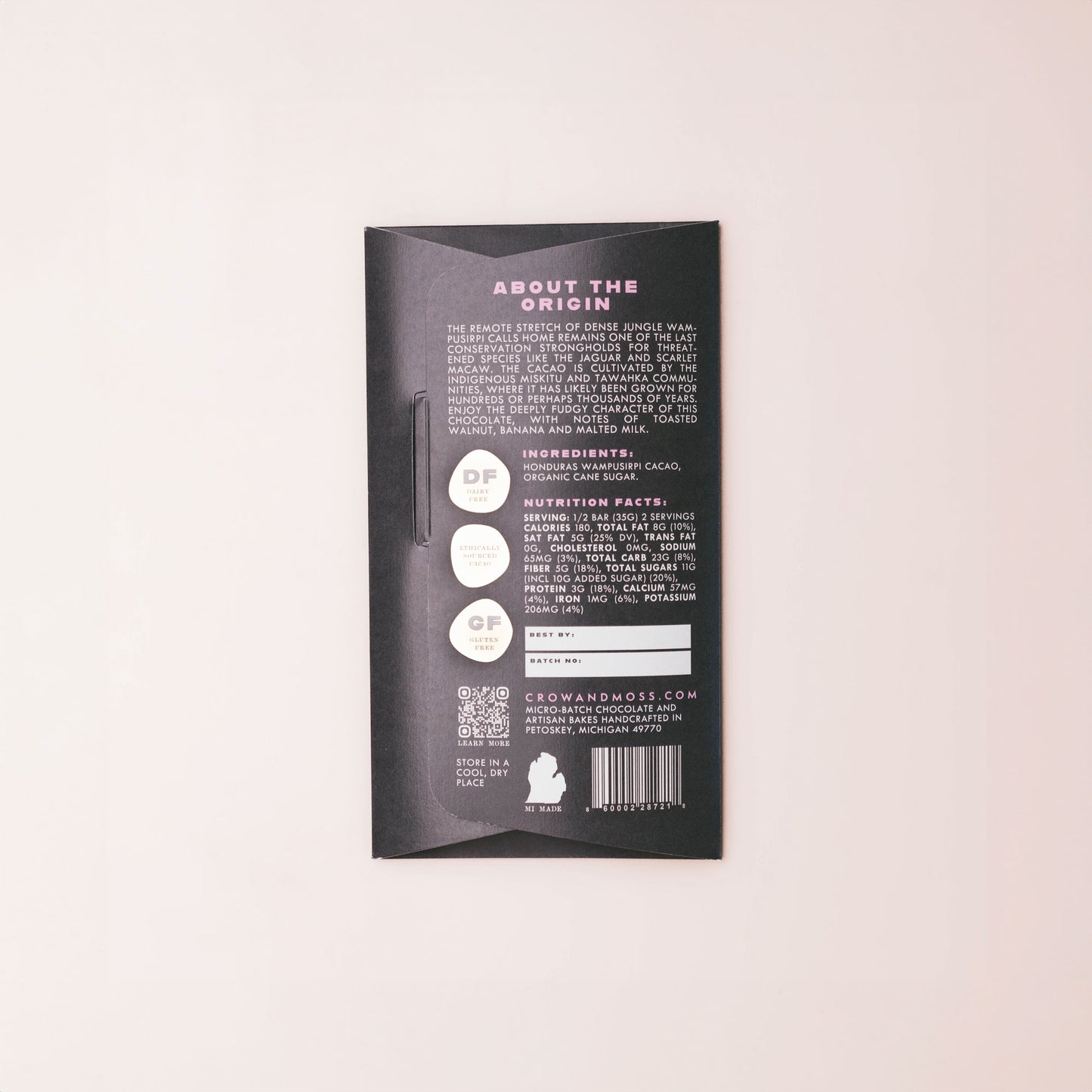 Honduras Wampusirpi Dark Chocolate Bar 70%