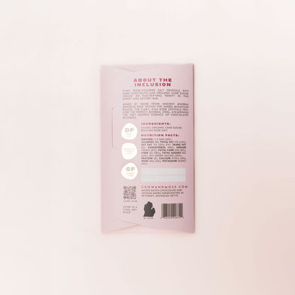Bolivian Pink Salt Dark Chocolate Bar 69%