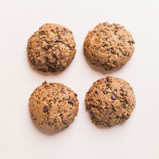 Brown Butter Pistachio Chocolate Chip Cookies - Pack of 4