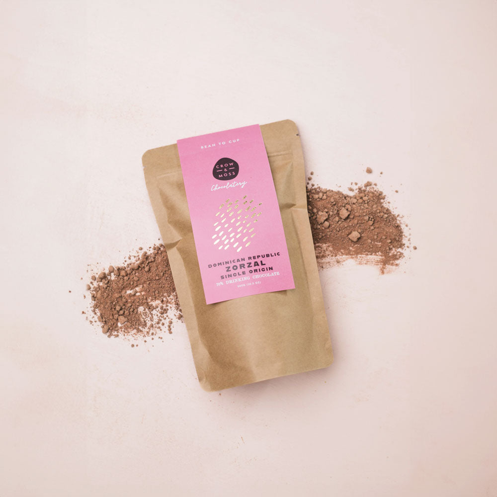 Dominican Republic Zorzal Drinking Chocolate 70% – Crow & Moss