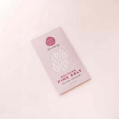Bolivian Pink Salt Dark Chocolate Bar 69%