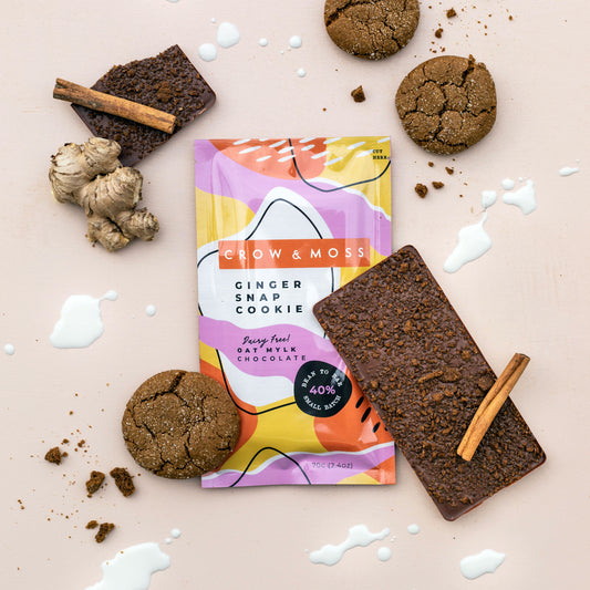 Gingersnap Cookie and Oat Mylk Bar 40%